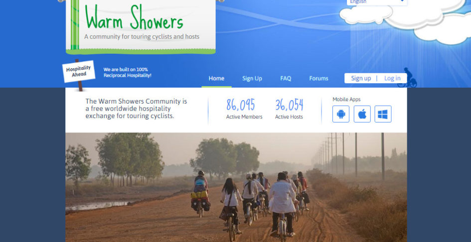 Warmshowers.org Onlinetools