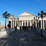 Mussen Statuen Macedonien